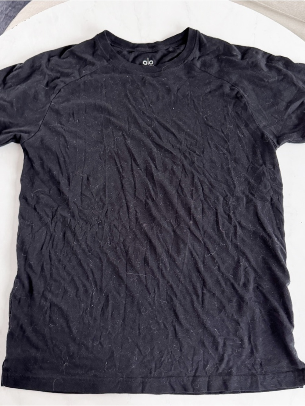 ALO Yoga Men’s Black Short Sleeve Crew Tee